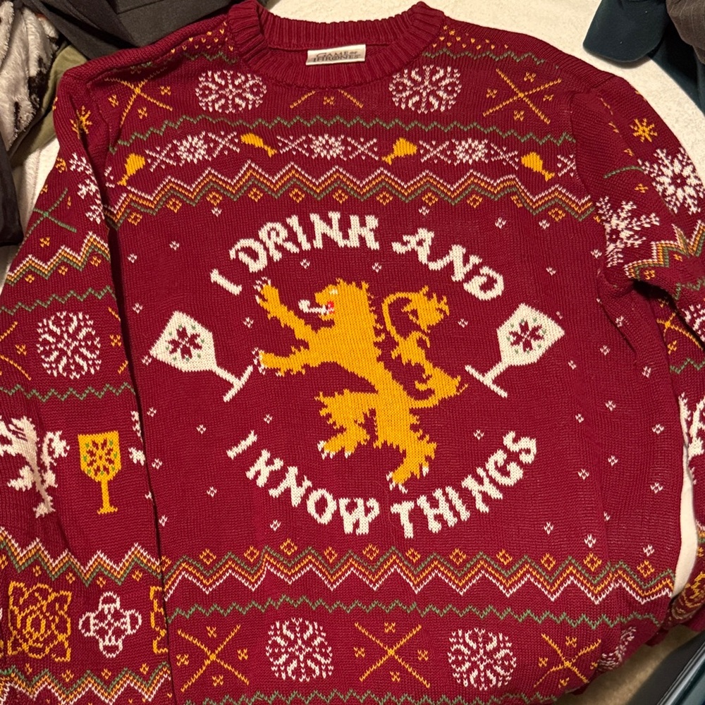 GOT ugly sweater